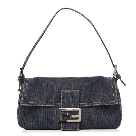 fendi baguette denim 2019|baguette fendi vintage.